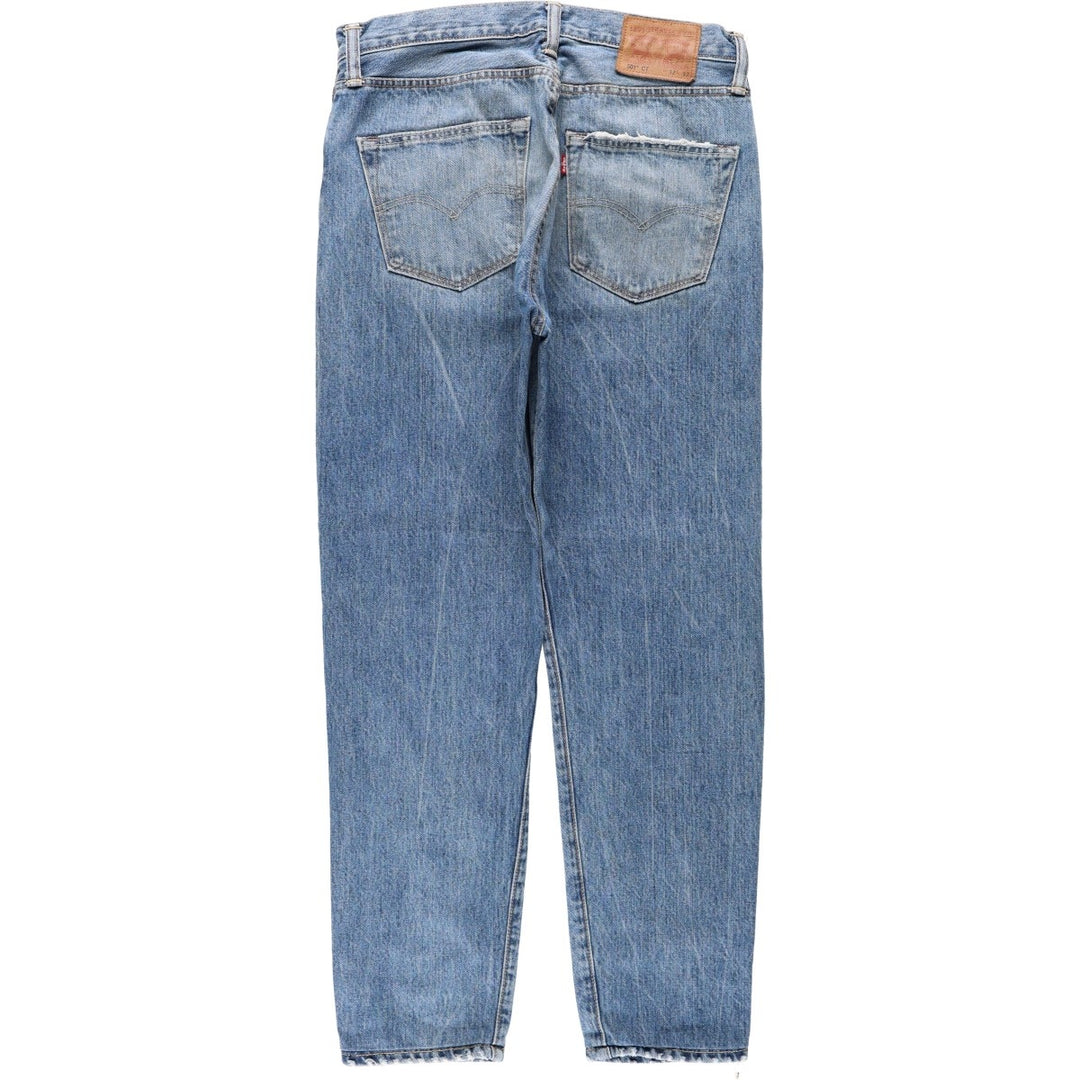 Levi's 501 CT Straight Denim Pants, Men's Size W33 (approx.) cotton blue type Vintage Second Hand