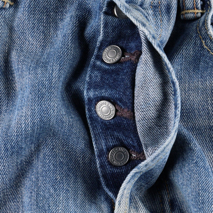 Levi's 501 CT Straight Denim Pants, Men's Size W33 (approx.) cotton blue type Vintage Second Hand