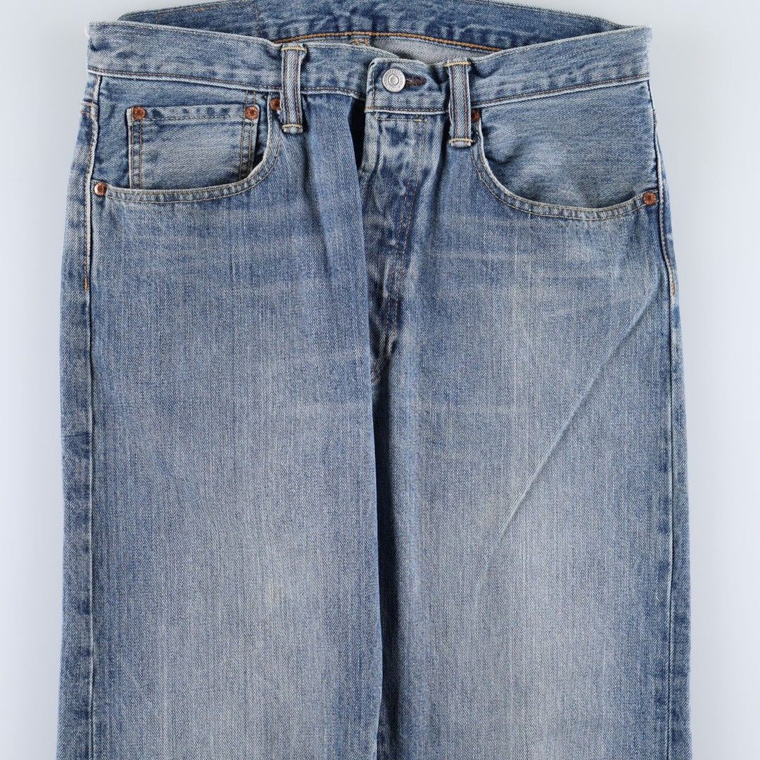 Levi's 501 CT Straight Denim Pants, Men's Size W33 (approx.) cotton blue type Vintage Second Hand