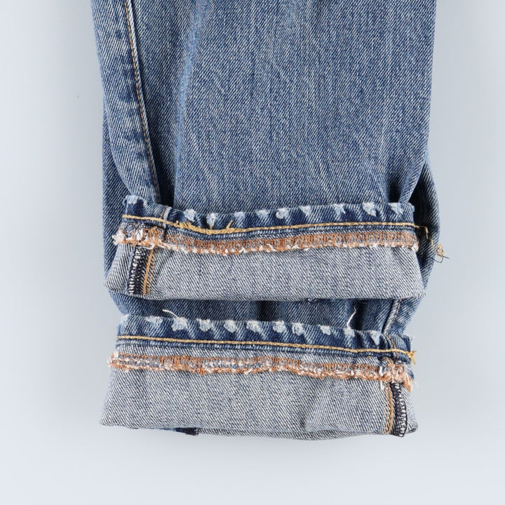 Levi's 501 CT Straight Denim Pants, Men's Size W33 (approx.) cotton blue type Vintage Second Hand