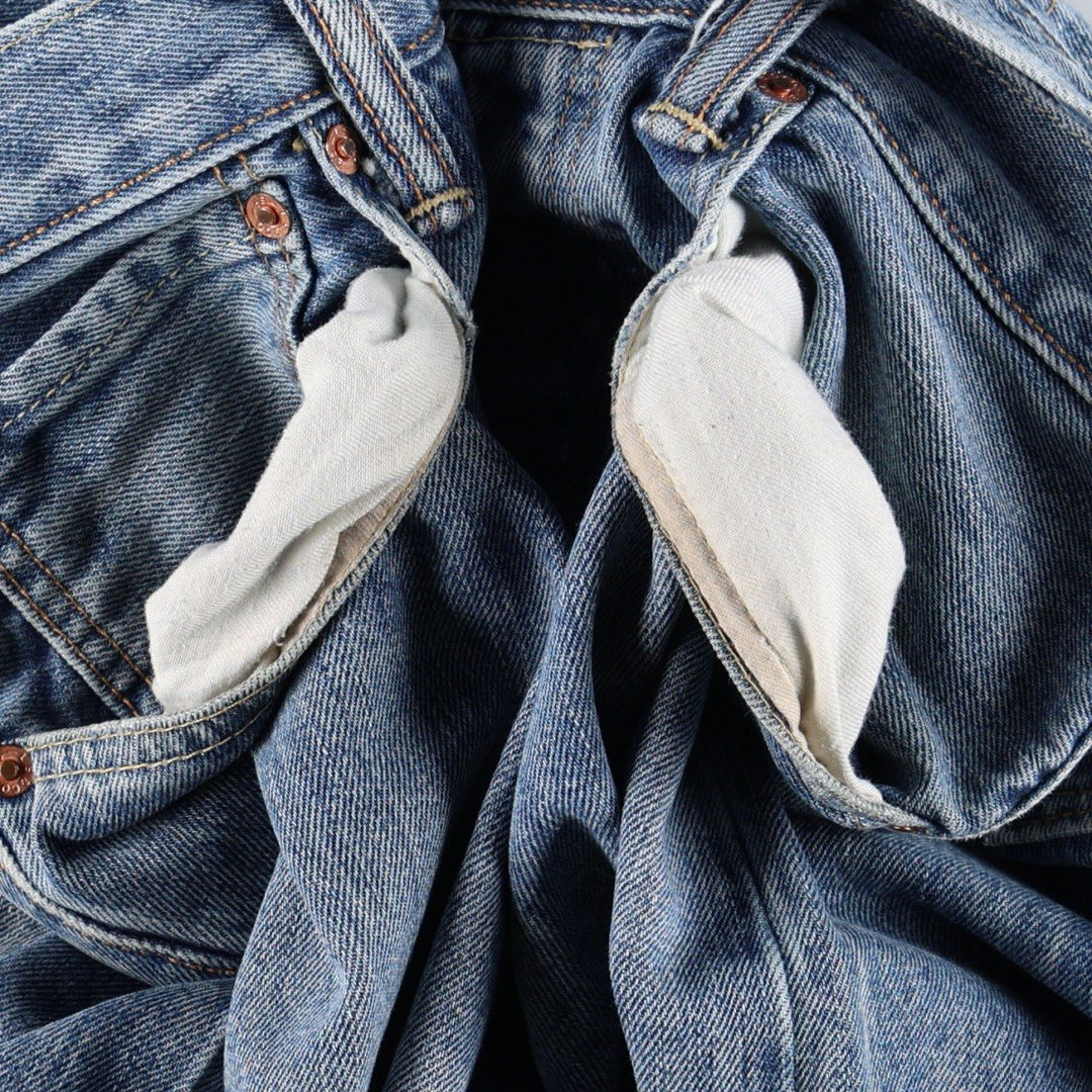 Levi's 501 CT Straight Denim Pants, Men's Size W33 (approx.) cotton blue type Vintage Second Hand