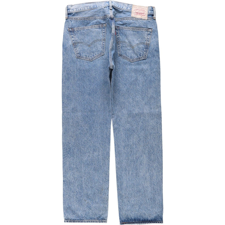 Levi's 501 Premium Straight Denim Pants, Men's Size W34 (approx.) cotton blue type Vintage Second Hand
