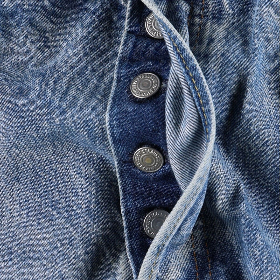 Levi's 501 Premium Straight Denim Pants, Men's Size W34 (approx.) cotton blue type Vintage Second Hand