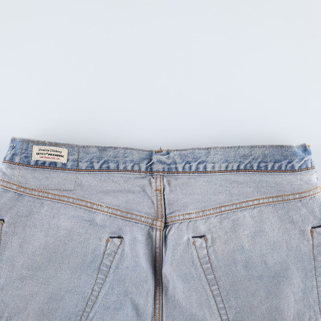 Levi's 501 Premium Straight Denim Pants, Men's Size W34 (approx.) cotton blue type Vintage Second Hand