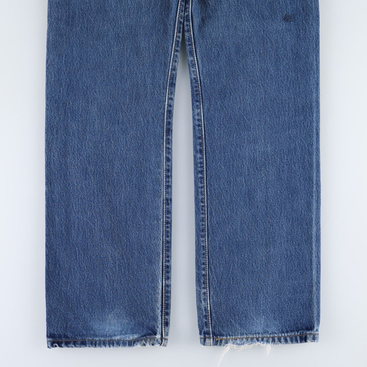 Levi's 501 straight denim pants for men, size W32 cotton blue type Vintage Second Hand