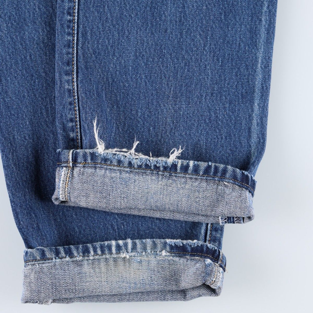 Levi's 501 straight denim pants for men, size W32 cotton blue type Vintage Second Hand