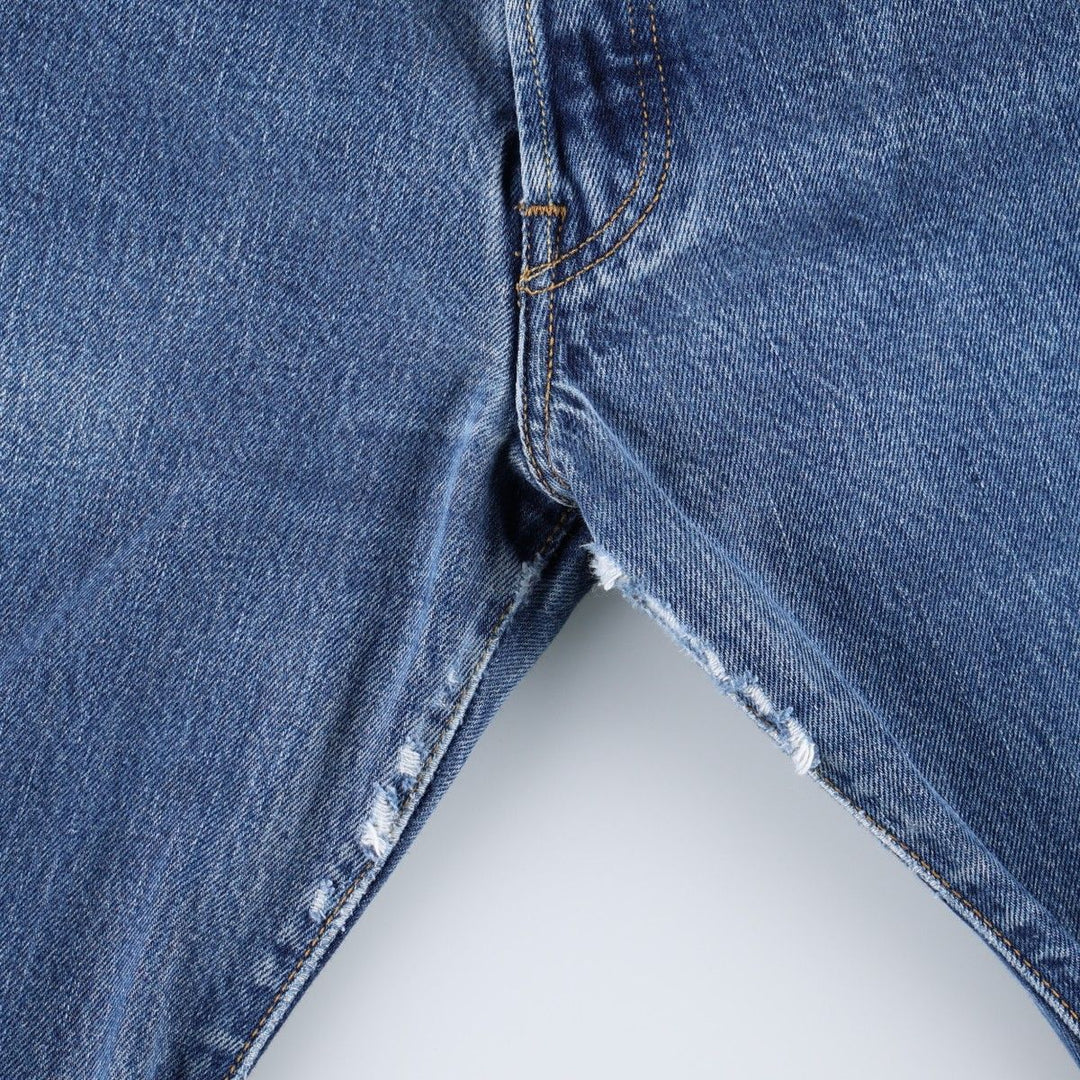 Levi's 501 straight denim pants for men, size W32 cotton blue type Vintage Second Hand