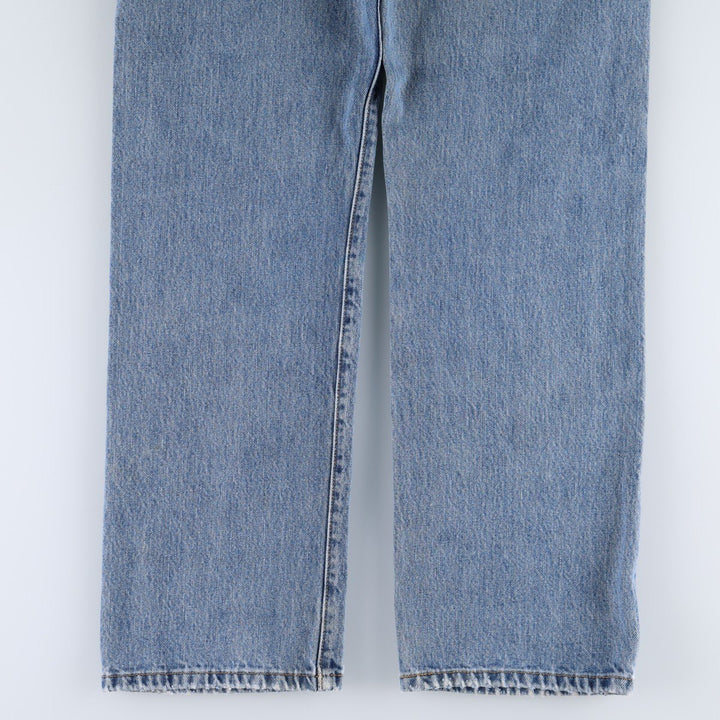 2000'S Levi's STRAIGHT LEG BUTTON-FLY straight denim pants, men's size W32 (approx.) cotton blue type Vintage Second Hand