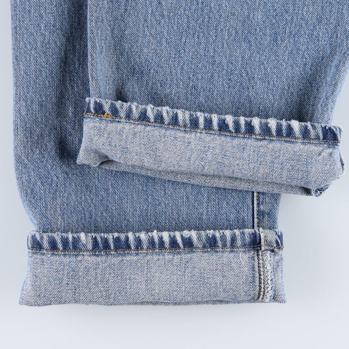 2000'S Levi's STRAIGHT LEG BUTTON-FLY straight denim pants, men's size W32 (approx.) cotton blue type Vintage Second Hand
