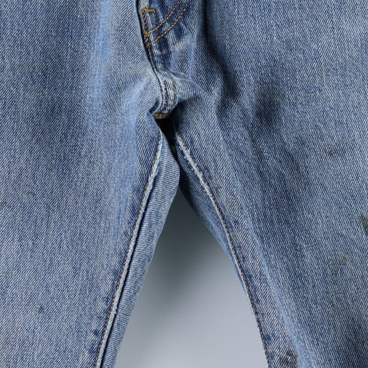 2000'S Levi's STRAIGHT LEG BUTTON-FLY straight denim pants, men's size W32 (approx.) cotton blue type Vintage Second Hand
