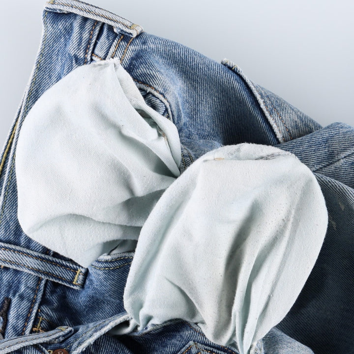 Levi's 501 straight denim pants for men, size W34 cotton blue type Vintage Second Hand