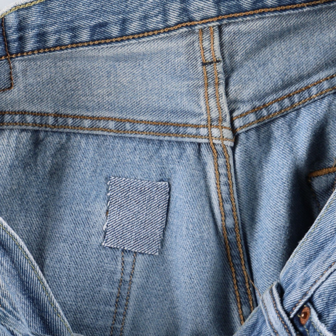 Levi's 501 straight denim pants for men, size W34 cotton blue type Vintage Second Hand