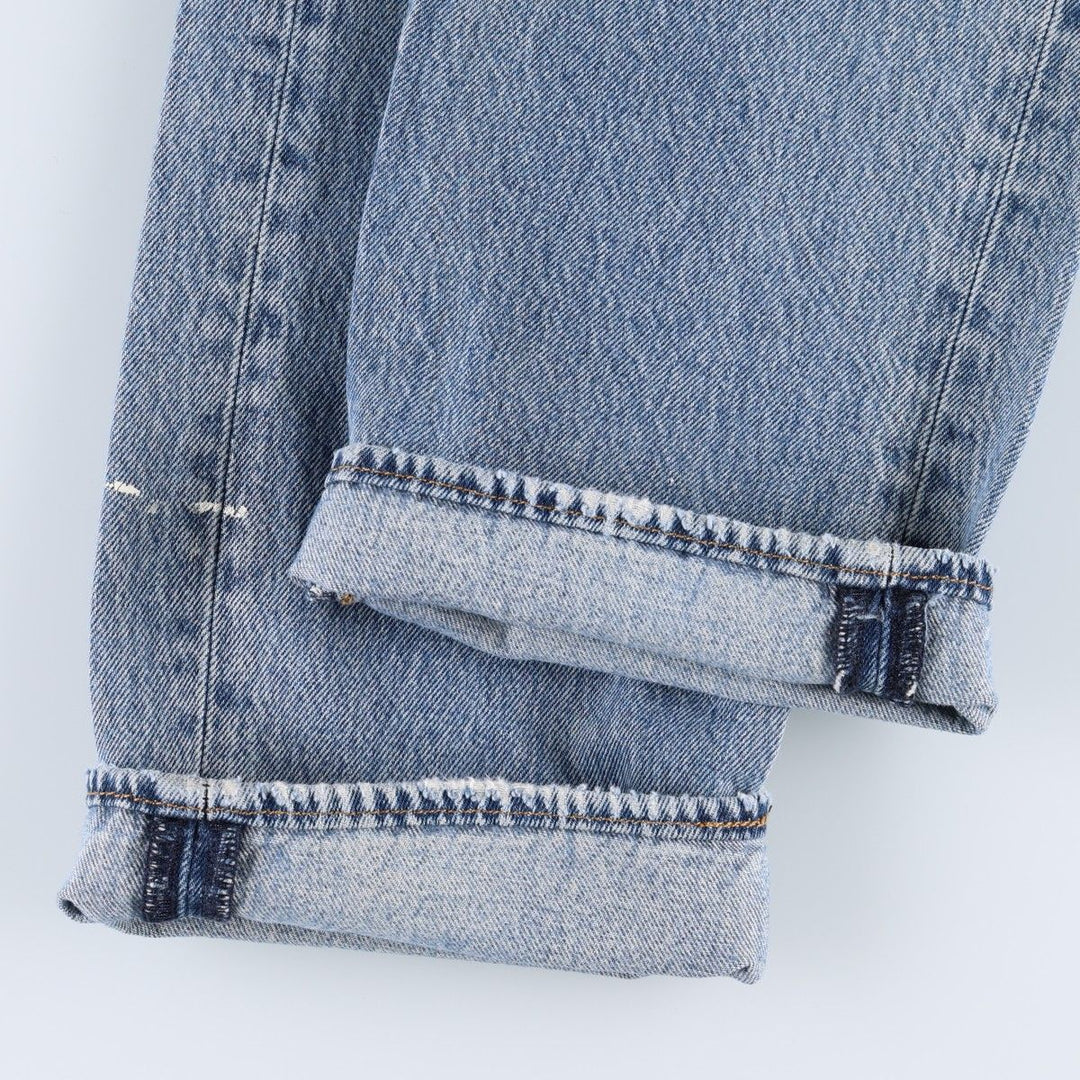 Levi's 501 straight denim pants for men, size W34 cotton blue type Vintage Second Hand
