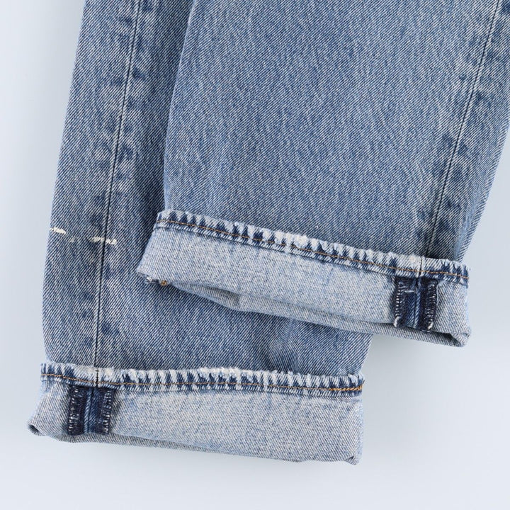 Levi's 501 straight denim pants for men, size W34 cotton blue type Vintage Second Hand