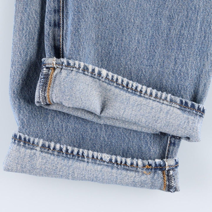 Levi's 501 straight denim pants for men, size W34 cotton blue type Vintage Second Hand