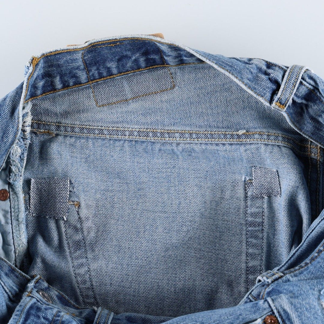Levi's 501 straight denim pants for men, size W32 cotton blue type Vintage Second Hand