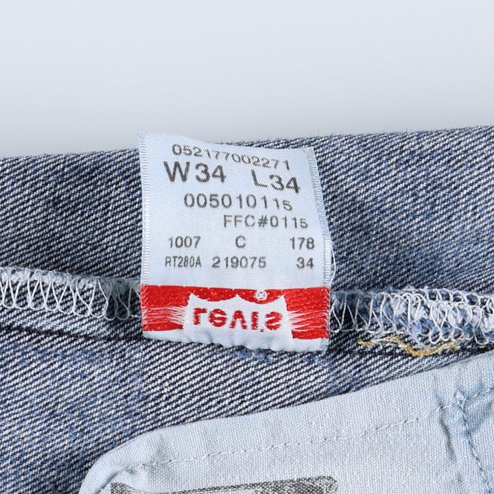 2000'S Levi's 501-0115 Straight Denim Pants, Men's Size W34 (approx.) cotton blue type Vintage Second Hand
