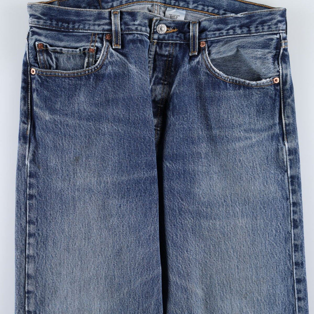 2000'S Levi's 501-0115 Straight Denim Pants, Men's Size W34 (approx.) cotton blue type Vintage Second Hand