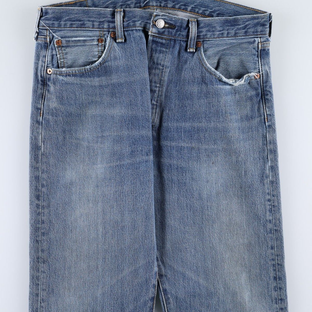 Levi's 501-0194 Straight Denim Pants, Men's, Size W34 cotton blue type Vintage Second Hand