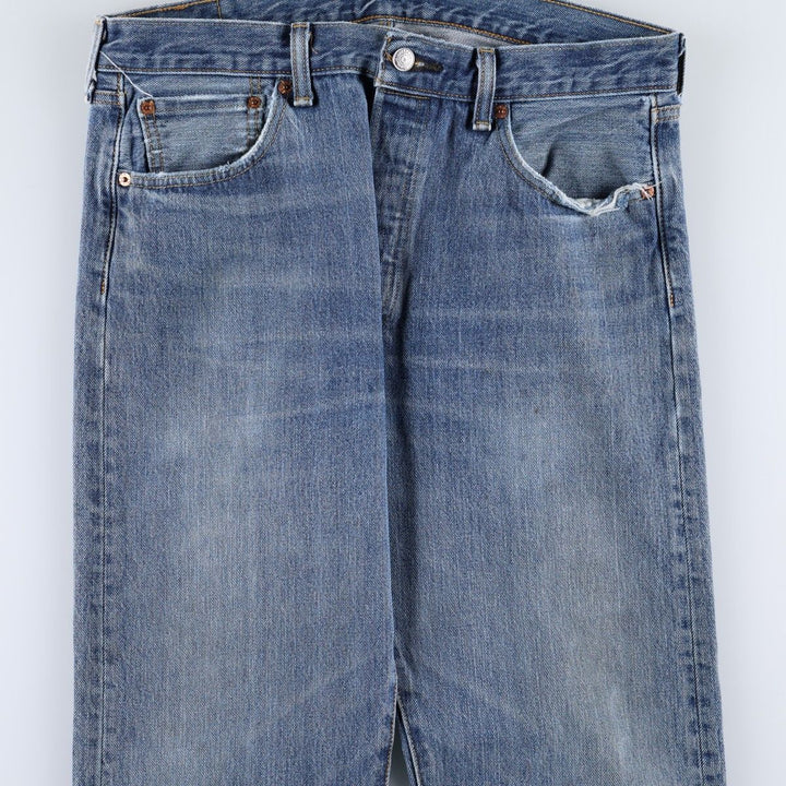 Levi's 501-0194 Straight Denim Pants, Men's, Size W34 cotton blue type Vintage Second Hand