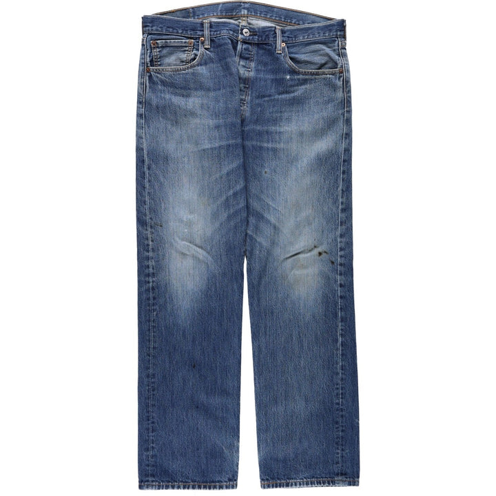 Levi's 501 straight denim pants for men, size W37 cotton blue type Vintage Second Hand