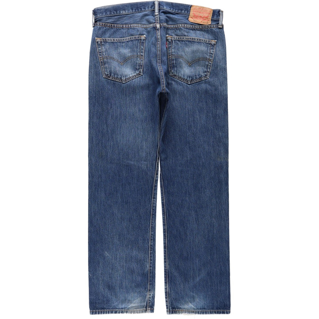 Levi's 501 straight denim pants for men, size W37 cotton blue type Vintage Second Hand