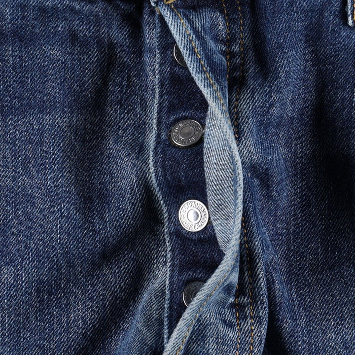 Levi's 501 straight denim pants for men, size W37 cotton blue type Vintage Second Hand