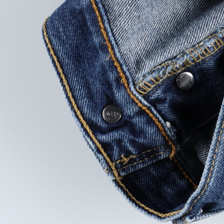 Levi's 501 straight denim pants for men, size W37 cotton blue type Vintage Second Hand
