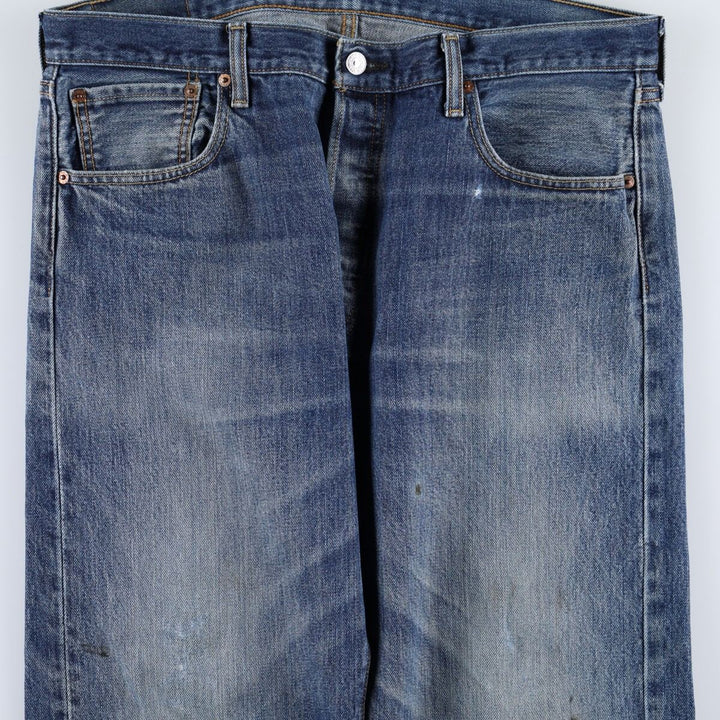 Levi's 501 straight denim pants for men, size W37 cotton blue type Vintage Second Hand