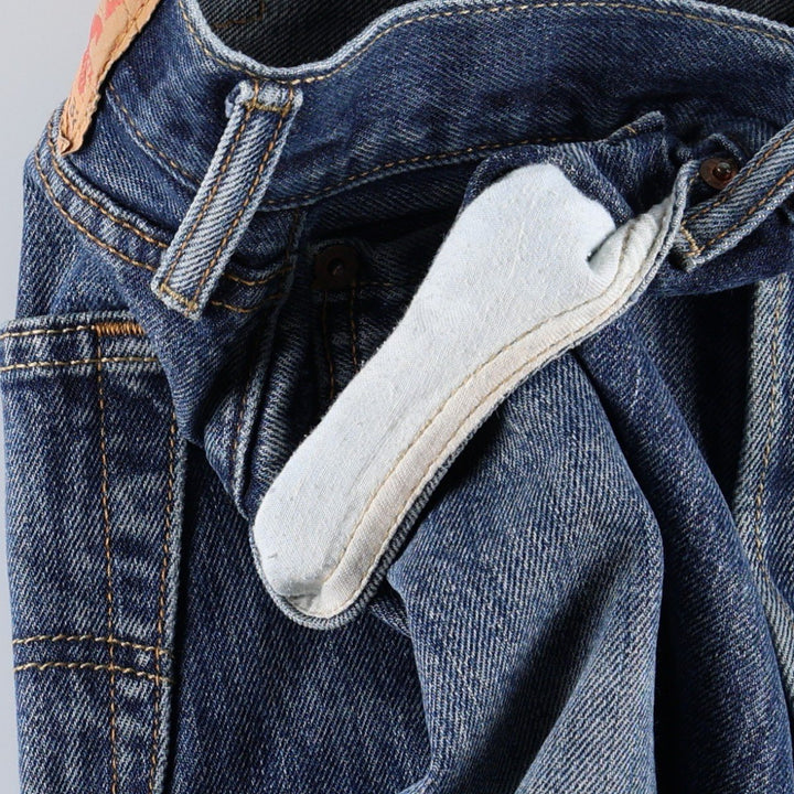 Levi's 501 straight denim pants for men, size W37 cotton blue type Vintage Second Hand