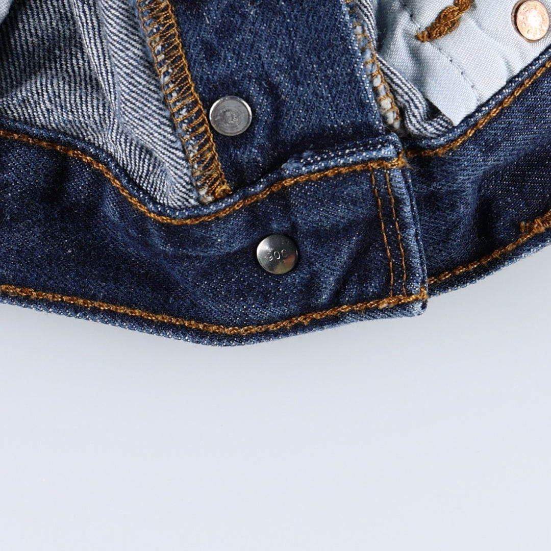 Levi's 501 Straight Leg Button-Fly Straight Denim Pants, Men's Size W34 (approx.) unclear Navy blue Vintage Second Hand