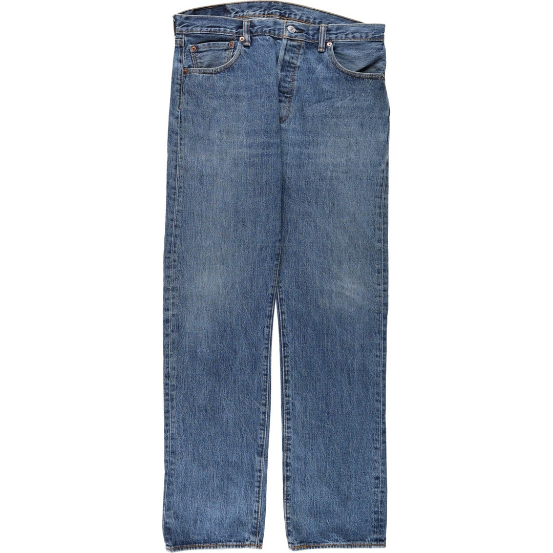 Levi's 501 straight denim pants for men, size W35 cotton blue type Vintage Second Hand