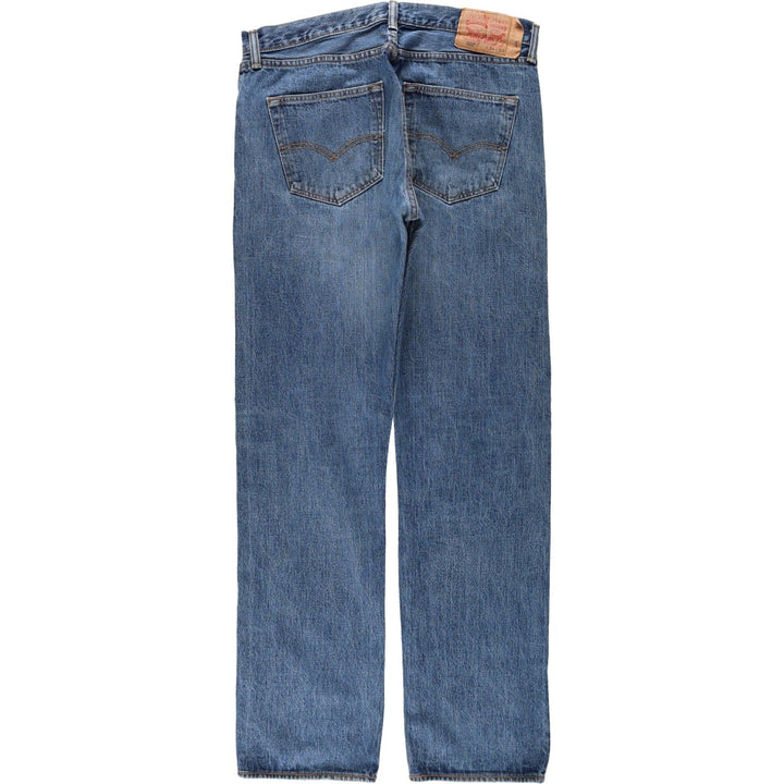 Levi's 501 straight denim pants for men, size W35 cotton blue type Vintage Second Hand