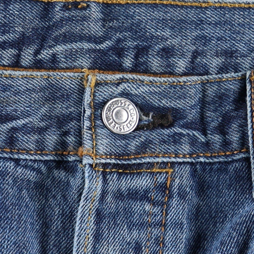 Levi's 501 straight denim pants for men, size W35 cotton blue type Vintage Second Hand