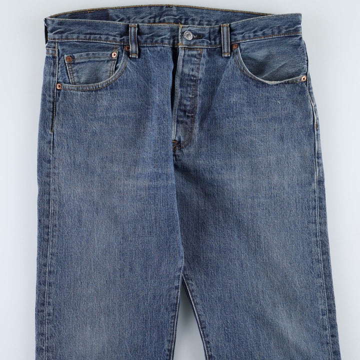 Levi's 501 straight denim pants for men, size W35 cotton blue type Vintage Second Hand