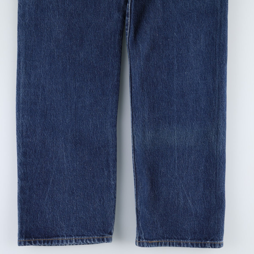 00'S Levi's 501 straight denim pants for men, size W33 cotton navy blue type Vintage Second Hand