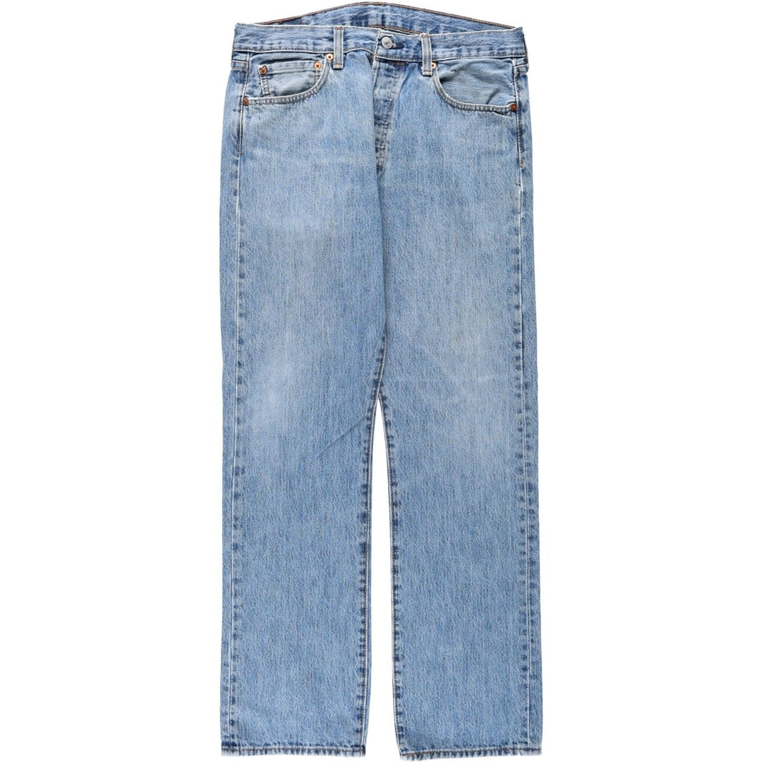 Levi's 501 straight denim pants for men, size W33 cotton blue type Vintage Second Hand