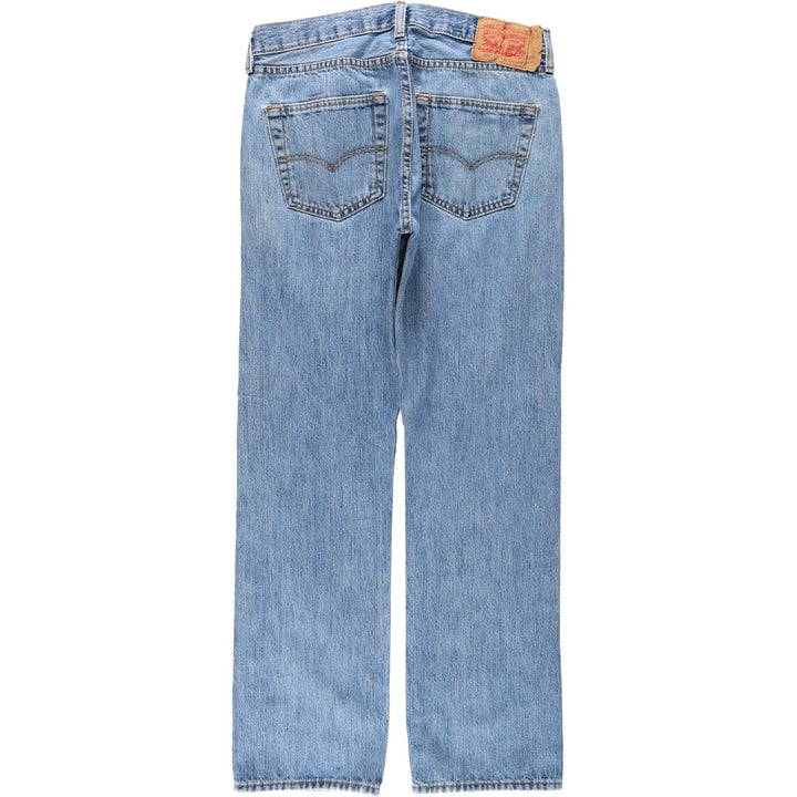 Levi's 501 straight denim pants for men, size W33 cotton blue type Vintage Second Hand