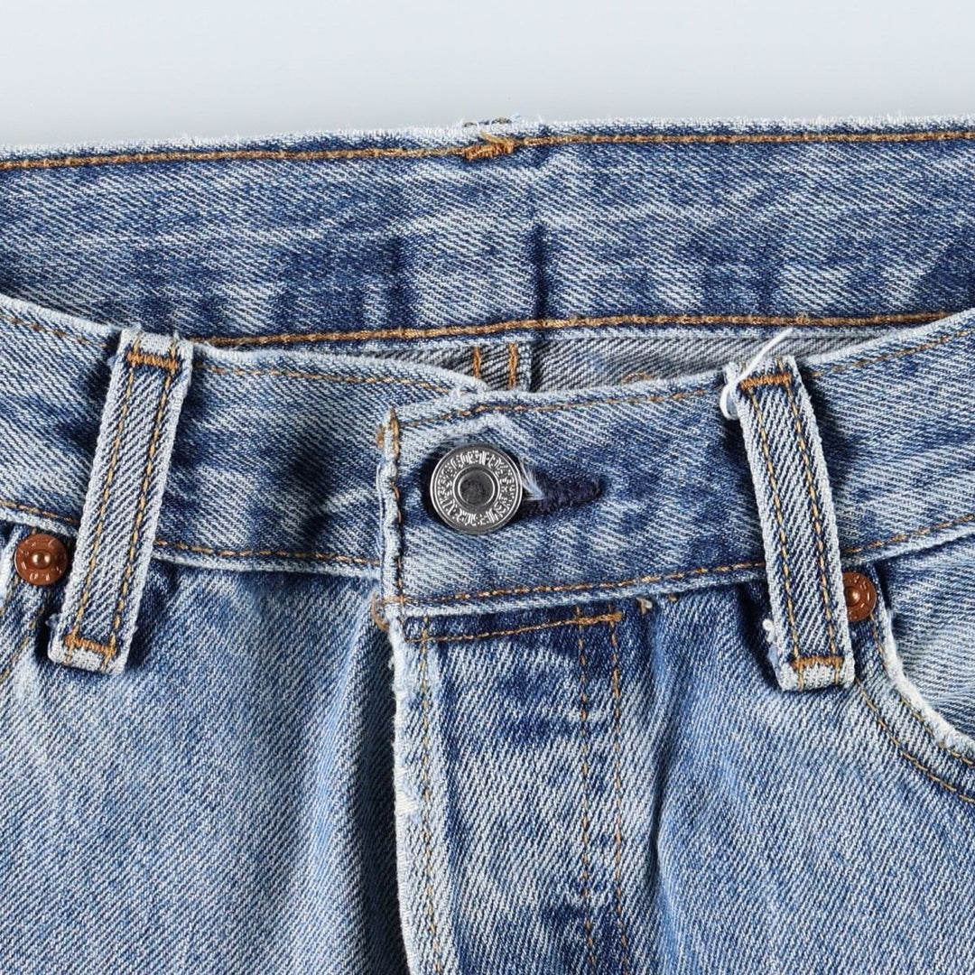 Levi's 501 straight denim pants for men, size W33 cotton blue type Vintage Second Hand