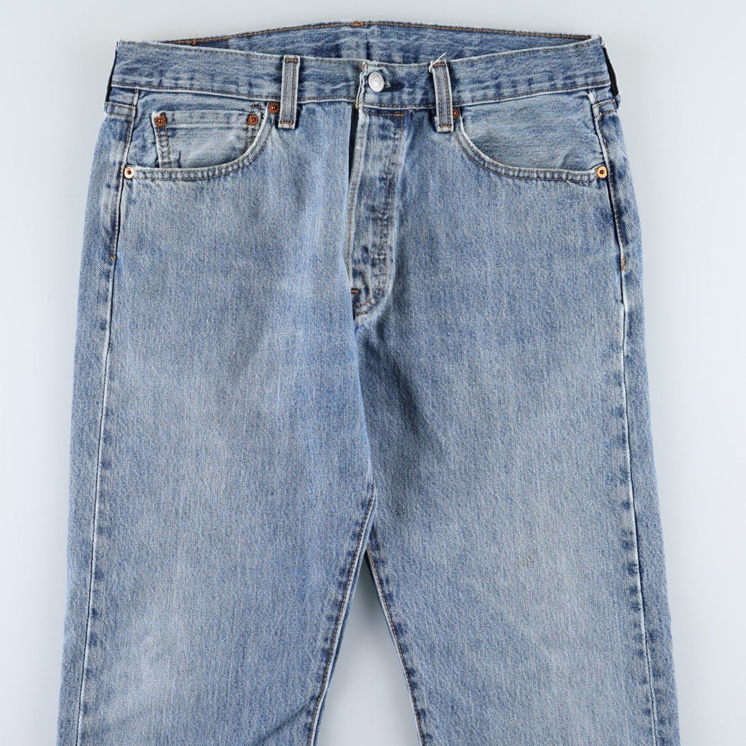 Levi's 501 straight denim pants for men, size W33 cotton blue type Vintage Second Hand