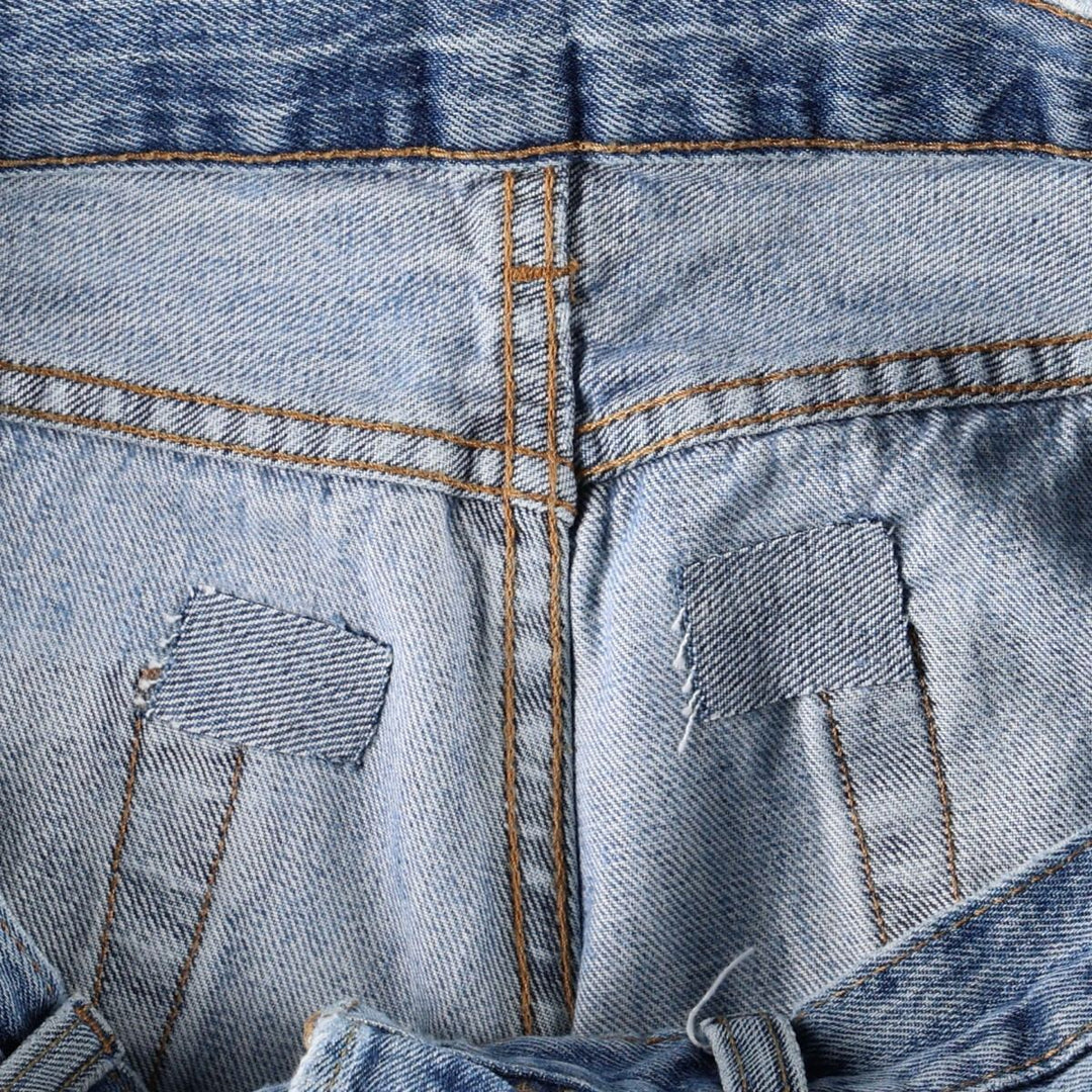 Levi's 501 straight denim pants for men, size W33 cotton blue type Vintage Second Hand