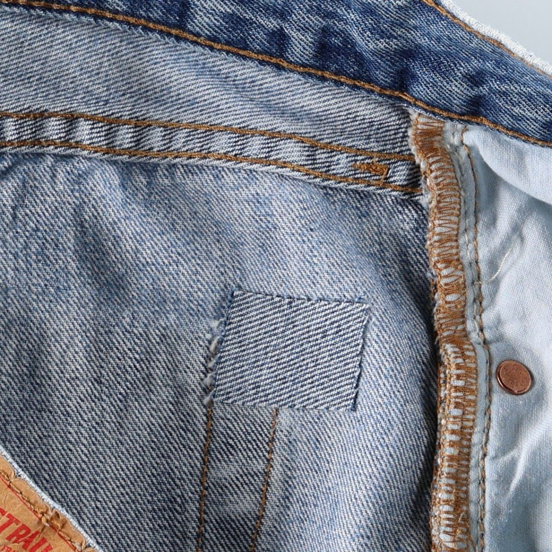 Levi's 501 straight denim pants for men, size W33 cotton blue type Vintage Second Hand