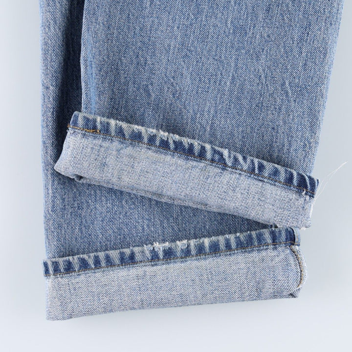 Levi's 501 straight denim pants for men, size W33 cotton Blue type light blue Vintage Second Hand