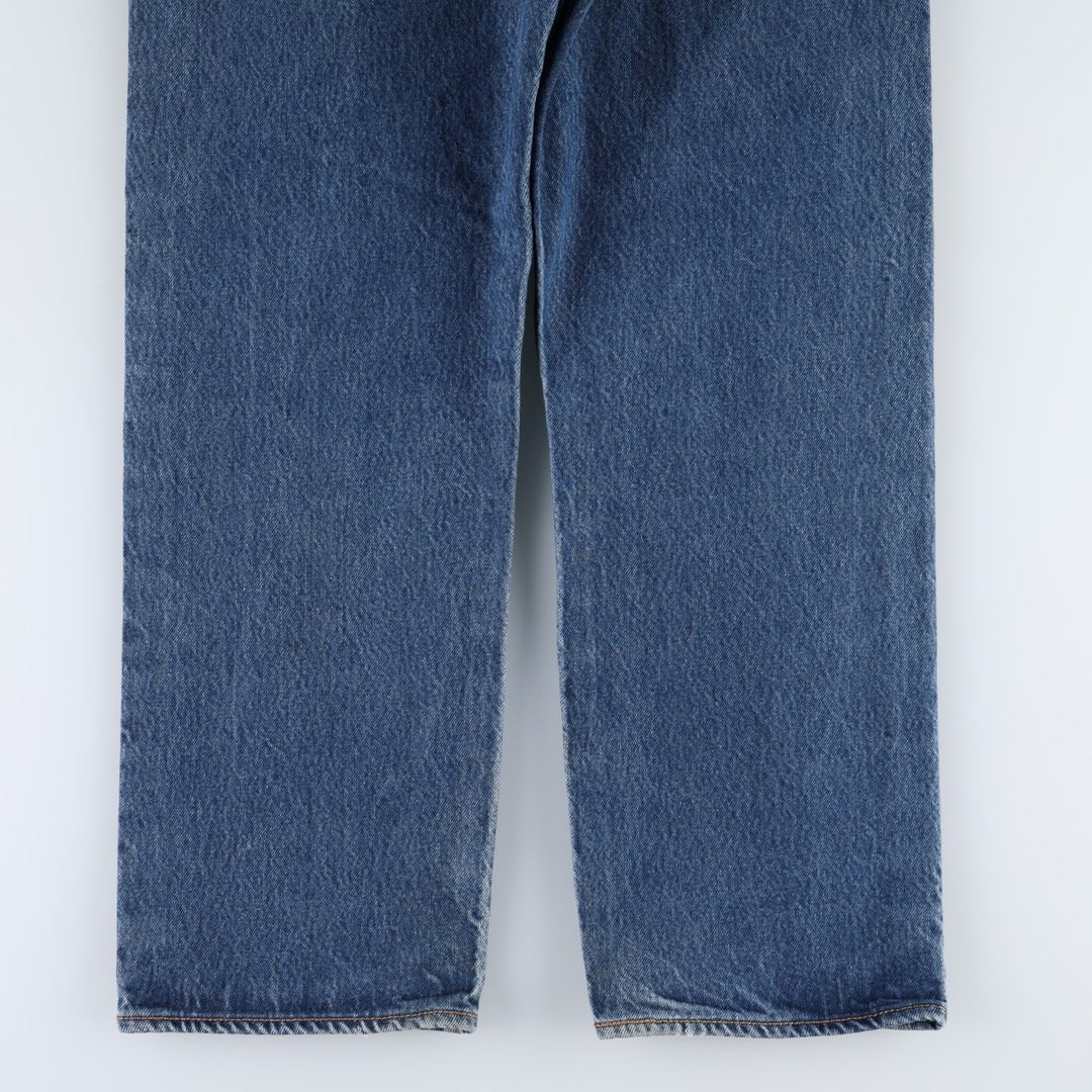 Levi's 501 straight denim pants for men, size W34 cotton navy blue type Vintage Second Hand