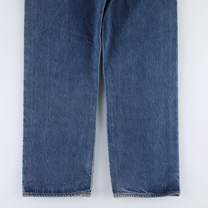 Levi's 501 straight denim pants for men, size W34 cotton navy blue type Vintage Second Hand