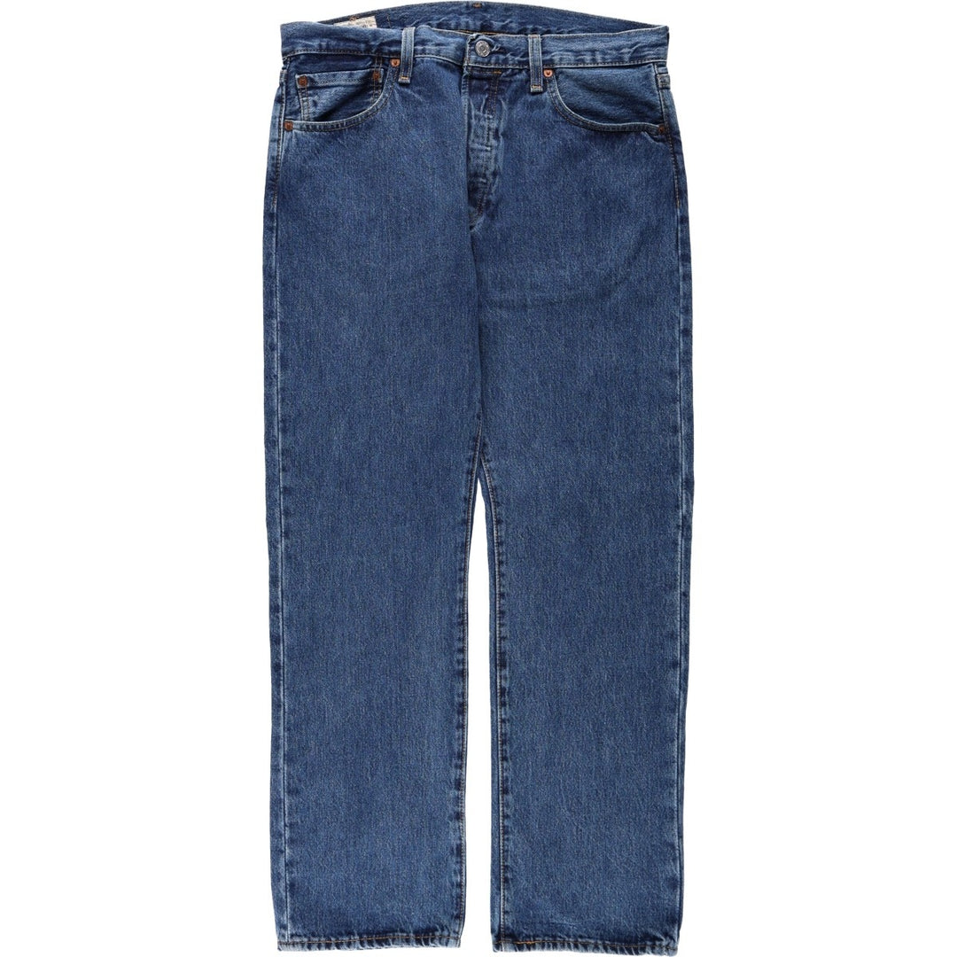 Levi's 501 straight denim pants for men, size W33 cotton blue type Vintage Second Hand
