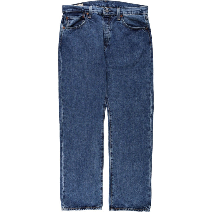 Levi's 501 straight denim pants for men, size W33 cotton blue type Vintage Second Hand