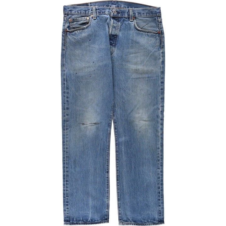 Levi's 501 straight denim pants for men, size W36 unclear blue type Vintage Second Hand