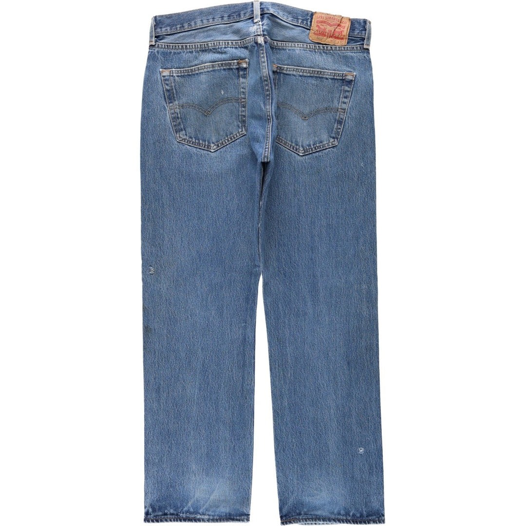 Levi's 501 straight denim pants for men, size W36 unclear blue type Vintage Second Hand