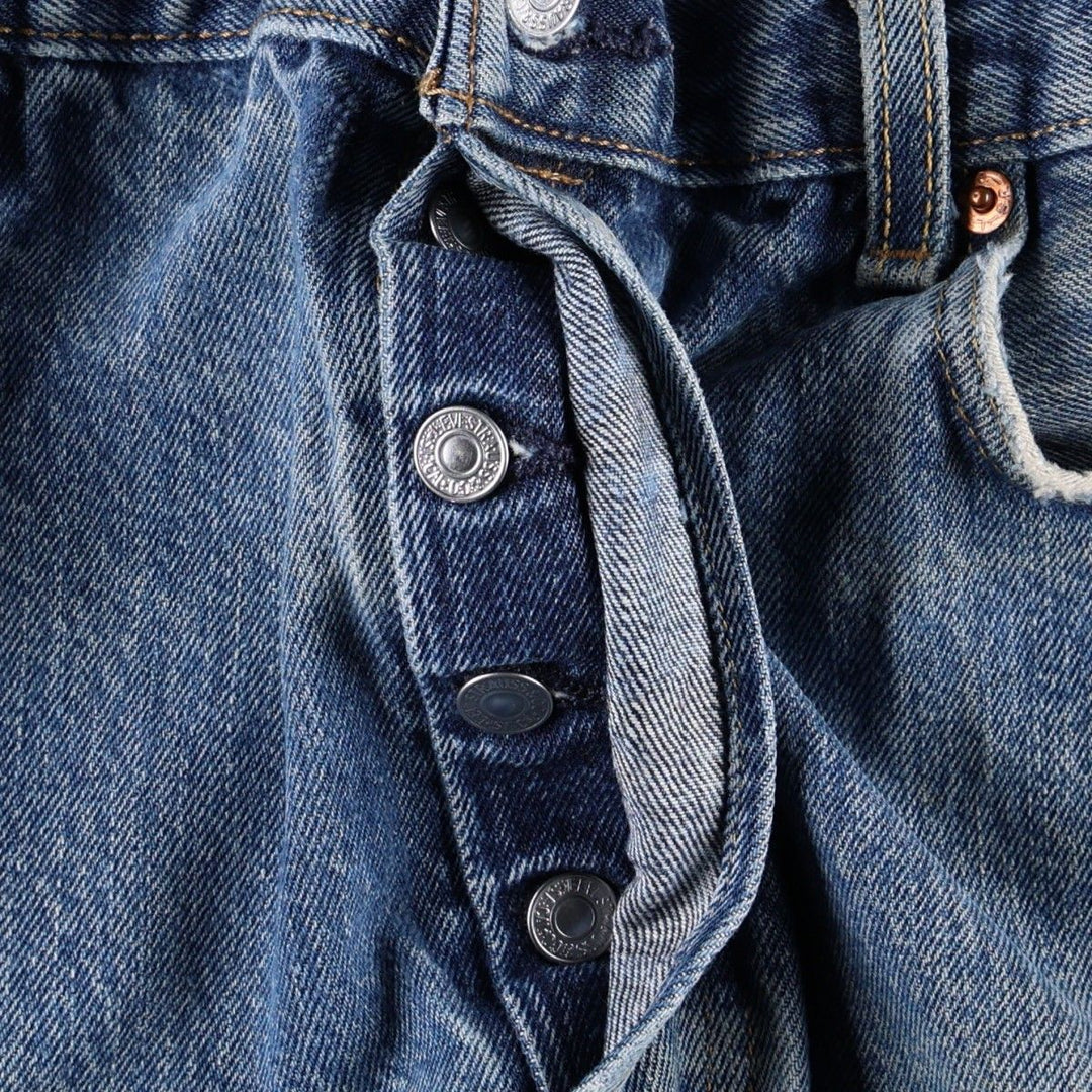 Levi's 501 straight denim pants for men, size W36 unclear blue type Vintage Second Hand